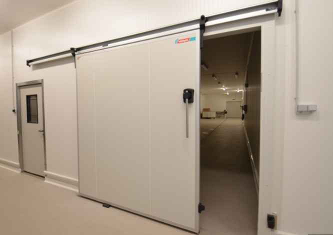 What type of door for cold storage