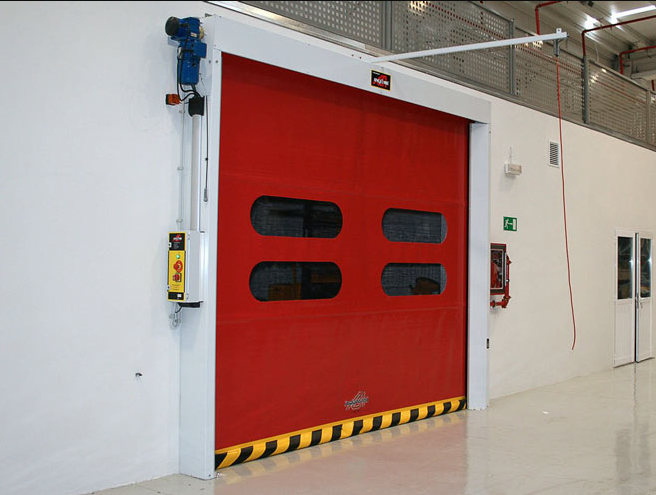 What are high speed doors usually used in