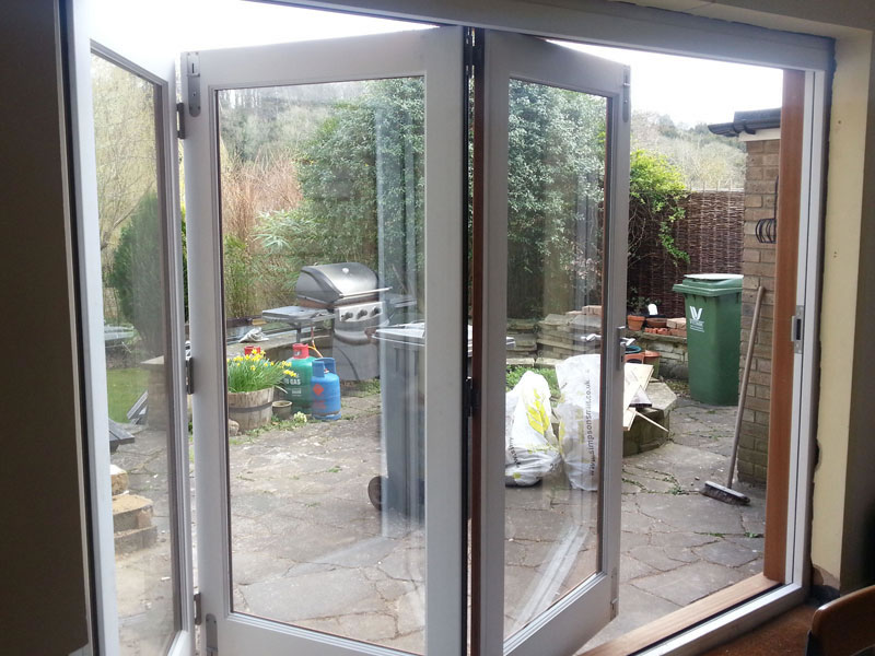 What are the disadvantages of sliding folding doors