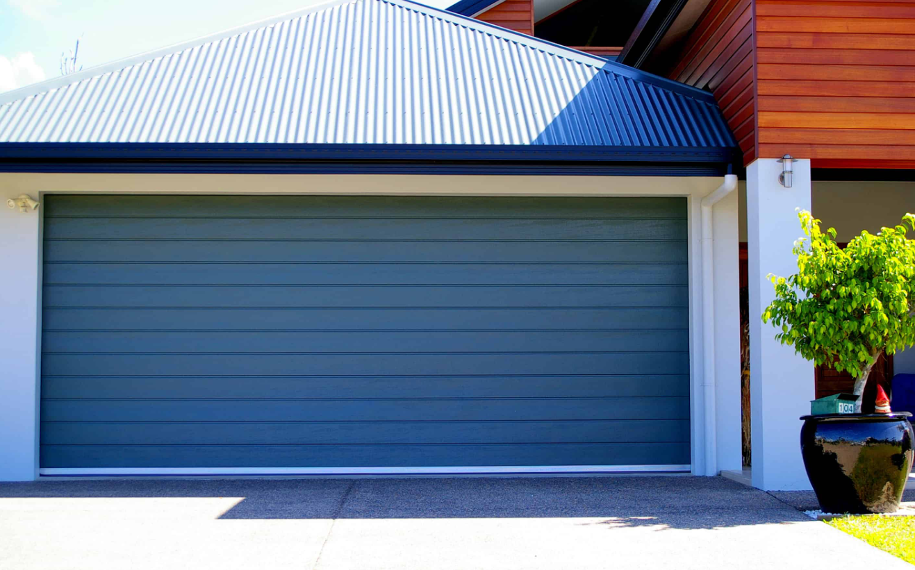 How heavy is a sectional garage door